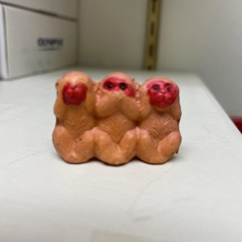 Vintage Celluloid Hear No Evil Speak No Evil See No Evil Monkeys Made In Japan